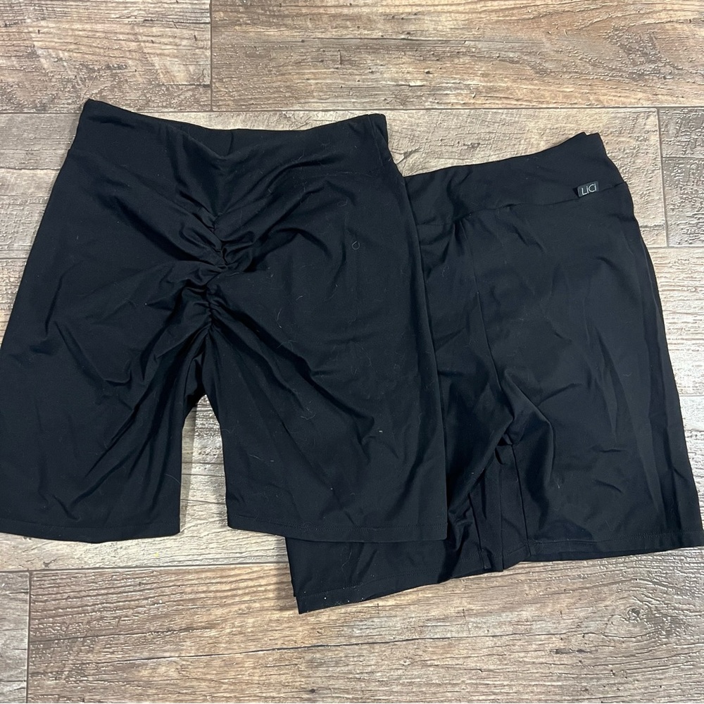 LiCi Fit Scrunch High Waist Biker Shorts